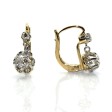 Antique jewelry - Dormeuses Diamond Earrings