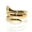 Antique jewelry - Gold and Diamond Snake Ring