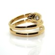 Antique jewelry - Gold and Diamond Snake Ring