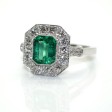 Recent jewelry - Emerald and Diamond Ring 