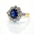 Recent jewelry - Diamond and Sapphire Pompadour Ring
