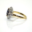 Recent jewelry - Diamond and Sapphire Pompadour Ring