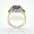 Recent jewelry - Diamond and Sapphire Pompadour Ring