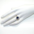 Recent jewelry - Diamond and Sapphire Pompadour Ring