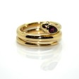 Antique jewelry - Gold and Ruby Snake Ring