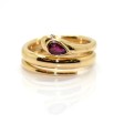 Antique jewelry - Gold and Ruby Snake Ring