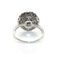 Antique jewelry - Diamond Art Deco Double Cluster Ring 