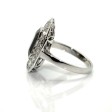 Antique jewelry - Art Deco Diamond and Sapphire Cluster Ring
