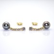 Antique jewelry - Diamond and Pearl Pendant Earrings