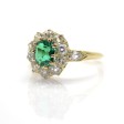 Antique jewelry - Pompadour Emerald Ring
