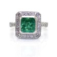Recent jewelry - Emerald and Diamond Ring 
