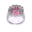 Recent jewelry - Pink Tourmaline and Diamond Cluster Ring