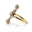 Antique jewelry - Art-Nouveau Trilogy Diamond Ring