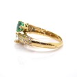 Recent jewelry - Toi et Moi Diamond and Emerald Ring