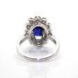 Recent jewelry - Diamond and Sapphire Cluster Ring