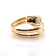 Antique jewelry - Gold and Diamond Snake Ring