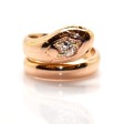 Antique jewelry - Gold and Diamond Snake Ring