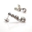 Antique jewelry - Dormeuses Diamond Earrings