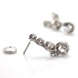 Antique jewelry - Dormeuses Diamond Earrings