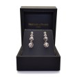 Antique jewelry - Dormeuses Diamond Earrings