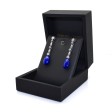 Antique jewelry - Antique Diamond and Lapis Earrings