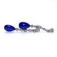 Antique jewelry - Antique Diamond and Lapis Earrings