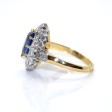 Recent jewelry - Diamond and Sapphire Pompadour Ring