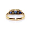 Antique jewelry - Diamond and Sapphire Band Ring