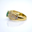 Recent jewelry - Emerald and Diamond Pave Ring