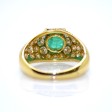 Recent jewelry - Emerald and Diamond Pave Ring