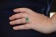 Recent jewelry - Emerald and Diamond Pave Ring