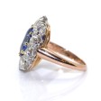 Antique jewelry - Antique Diamond and Sapphire Pompadour Ring