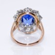 Antique jewelry - Antique Diamond and Sapphire Pompadour Ring