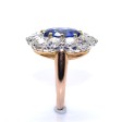 Antique jewelry - Antique Diamond and Sapphire Pompadour Ring