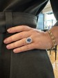 Antique jewelry - Antique Diamond and Sapphire Pompadour Ring