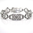 Antique jewelry - Diamond Art Deco Bracelet