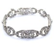 Antique jewelry - Diamond Art Deco Bracelet