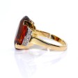 Antique jewelry - Citrine and Diamond Ring