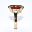 Antique jewelry - Citrine and Diamond Ring