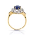 Recent jewelry - Diamond and Sapphire Pompadour Ring