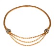 Antique jewelry - Draperie Gold and Diamond Necklace