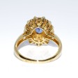 Antique jewelry - Sapphire and Diamond Flower Ring