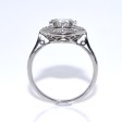Antique jewelry - Diamond Art Deco Cluster Ring