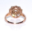 Antique jewelry - Pompadour Natural Pearl and Diamond Ring