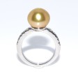 Recent jewelry - Gold Pearl Ring 