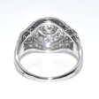 Antique jewelry - Diamond Art Deco Dome Ring