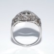 Antique jewelry - Diamond Art Deco Dome Ring