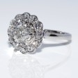 Antique jewelry - Diamond Art Deco Daisy Ring