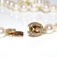 Antique jewelry - Pearl and Diamond Necklace