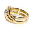 Antique jewelry - Gold and Diamond Snake Ring 